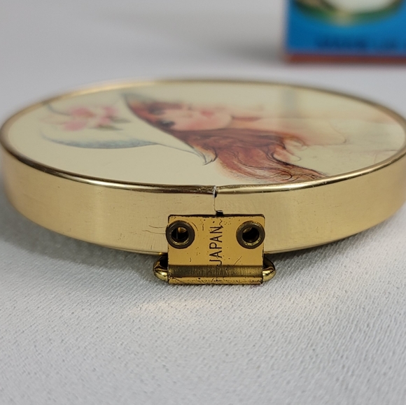 Vtg Fair-Lady Stow-A-Way Make Up Mirror - Japan - Picture 3 of 16